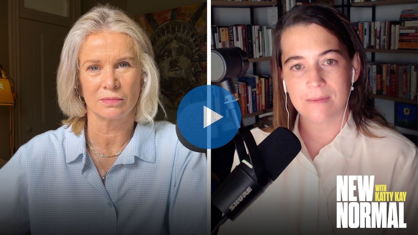 Katty Kay side-by-side on a video call with Kathryn Anne Edwards